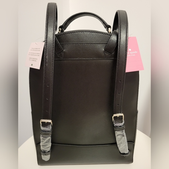 KATE SPADE New York - Perry Large Leather Backpack (black) - Picture 2 of 5